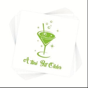It’s Martini Time Cocktail Napkins, Party Supplies, 20 Ct Bachelorette Birthday